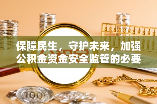 武强保障民生，守护未来，加强公积金资金安全监管的必要性与实践