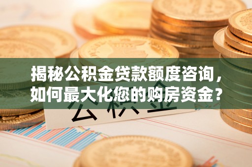 武强揭秘公积金贷款额度咨询，如何最大化您的购房资金？